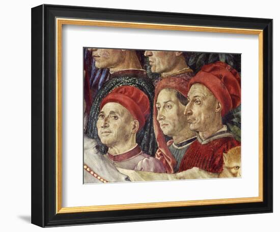 Procession of the Magi Kings to Bethlehem, 1459-Benozzo Gozzoli-Framed Giclee Print