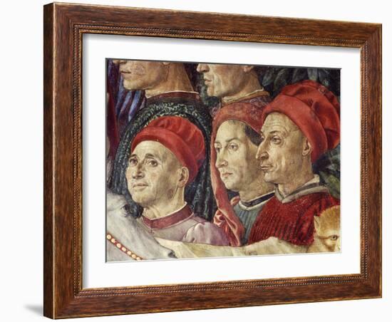 Procession of the Magi Kings to Bethlehem, 1459-Benozzo Gozzoli-Framed Giclee Print