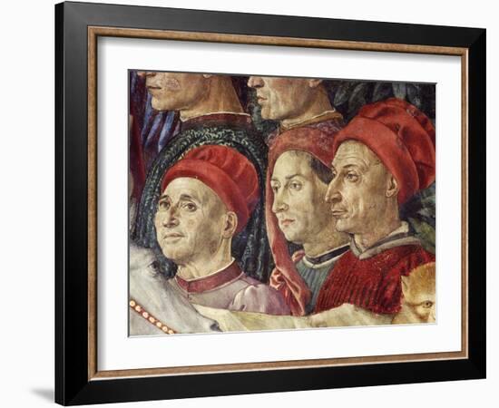 Procession of the Magi Kings to Bethlehem, 1459-Benozzo Gozzoli-Framed Giclee Print