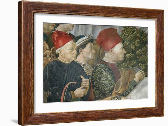 Procession of the Magi Kings to Bethlehem, 1459-Benozzo Gozzoli-Framed Giclee Print