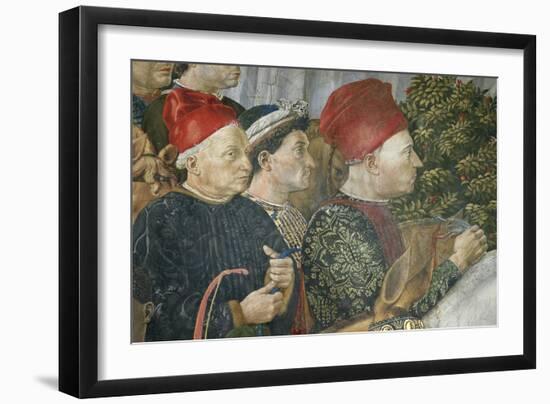 Procession of the Magi Kings to Bethlehem, 1459-Benozzo Gozzoli-Framed Giclee Print