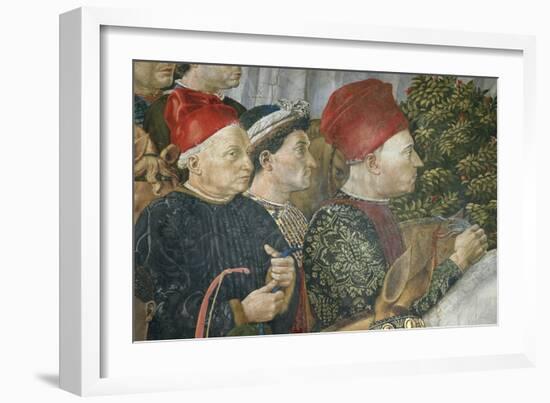 Procession of the Magi Kings to Bethlehem, 1459-Benozzo Gozzoli-Framed Giclee Print