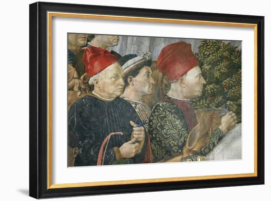 Procession of the Magi Kings to Bethlehem, 1459-Benozzo Gozzoli-Framed Giclee Print