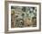 Procession of the Magi: Wall with Lorenzo-Benozzo Gozzoli-Framed Giclee Print