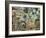 Procession of the Magi: Wall with Lorenzo-Benozzo Gozzoli-Framed Giclee Print