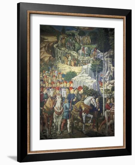 Procession of the Magi-Benozzo Gozzoli-Framed Giclee Print