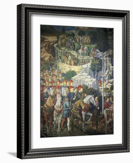 Procession of the Magi-Benozzo Gozzoli-Framed Giclee Print