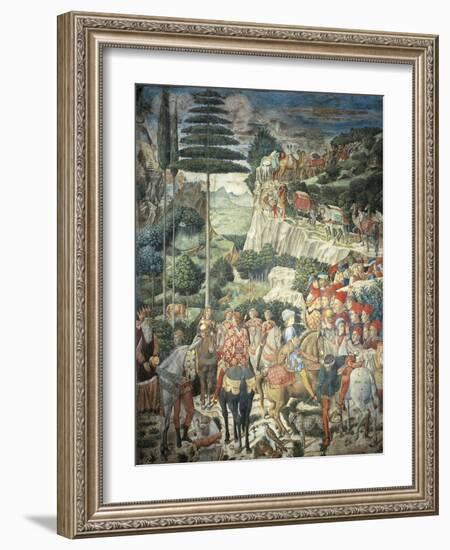 Procession of the Magi-Benozzo Gozzoli-Framed Giclee Print