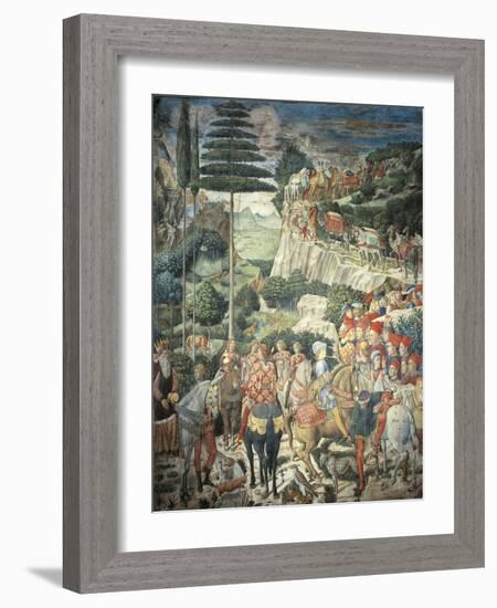 Procession of the Magi-Benozzo Gozzoli-Framed Giclee Print