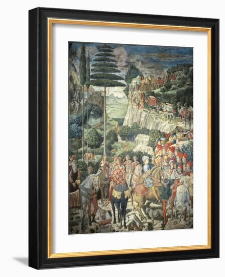 Procession of the Magi-Benozzo Gozzoli-Framed Giclee Print