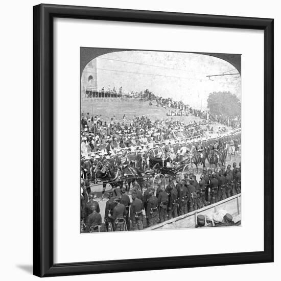 Procession of the Maharajahs, Delhi, India, 1912-HD Girdwood-Framed Giclee Print