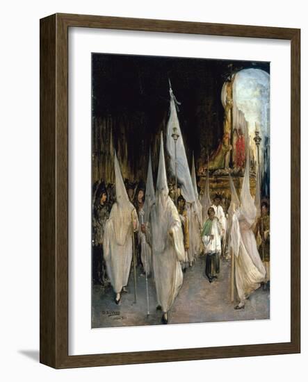 Procession of the Seven Words-Gonzalo Bilbao Martínez-Framed Giclee Print