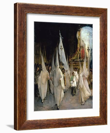 Procession of the Seven Words-Gonzalo Bilbao Martínez-Framed Giclee Print
