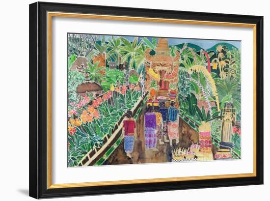 Procession, Peliatan, Bali, 1996-Hilary Simon-Framed Giclee Print