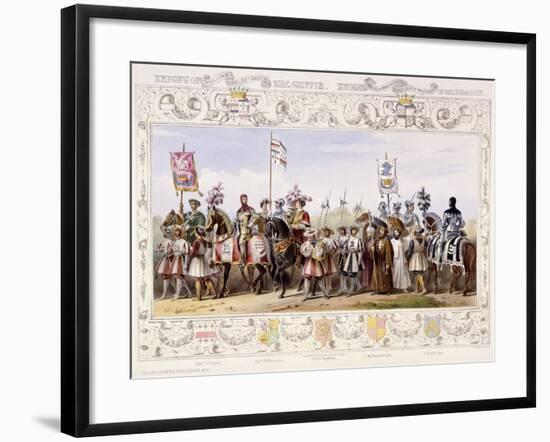 Procession to the Lists, 1843-James Henry Nixon-Framed Giclee Print