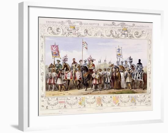 Procession to the Lists, 1843-James Henry Nixon-Framed Giclee Print