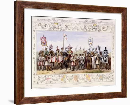 Procession to the Lists, 1843-James Henry Nixon-Framed Giclee Print