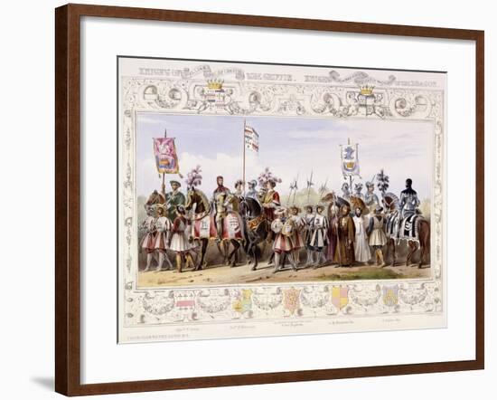 Procession to the Lists, 1843-James Henry Nixon-Framed Giclee Print