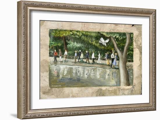 Processional Annunciation, 2006-Caroline Jennings-Framed Giclee Print