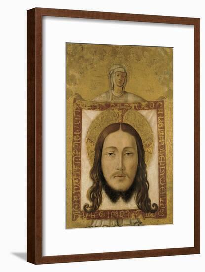 Processional Banner with Veronica-Valenza Master,-Framed Art Print