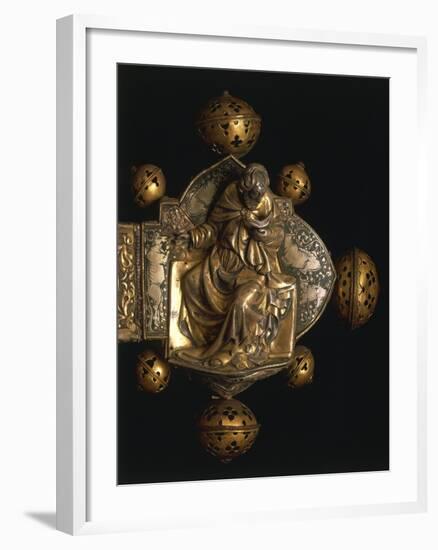 Processional Cross, Saint Luke the Evangelist-Nicola Marcola-Framed Giclee Print