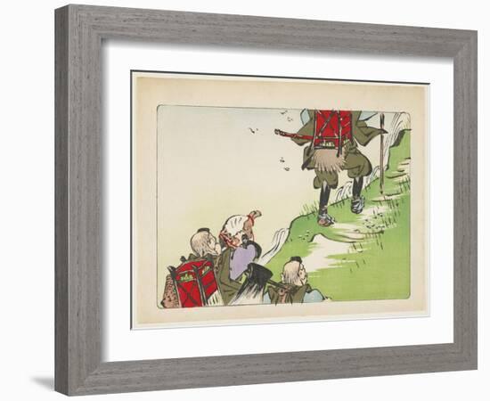 Processional of Pilgrims, C. 1877-Shibata Zeshin-Framed Giclee Print