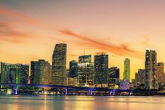 City of Miami at Sunset-prochasson-Photographic Print