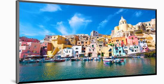 Procida MediterraneanSea Italy-null-Mounted Art Print