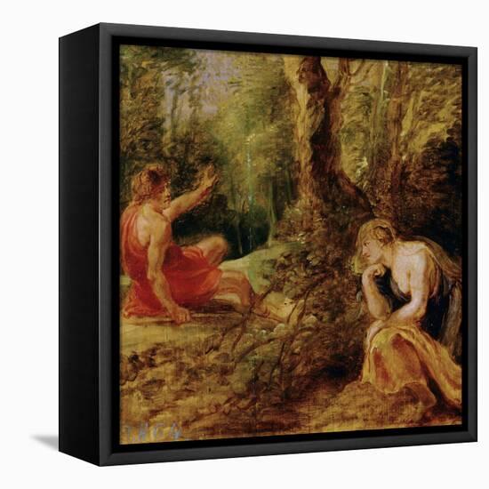 Procris and Cephalos (Ovid, Metamorphoses)-Peter Paul Rubens-Framed Premier Image Canvas