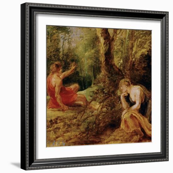 Procris and Cephalos (Ovid, Metamorphoses)-Peter Paul Rubens-Framed Giclee Print