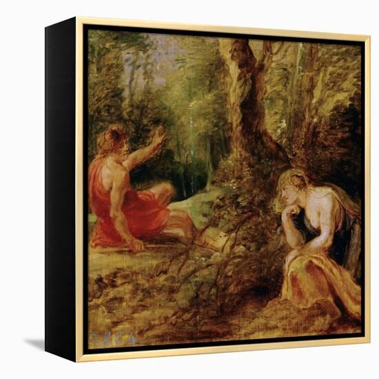 Procris and Cephalos (Ovid, Metamorphoses)-Peter Paul Rubens-Framed Premier Image Canvas