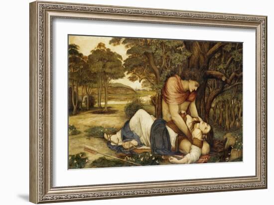 Procris and Cephalus-John Roddam Spencer Stanhope-Framed Giclee Print