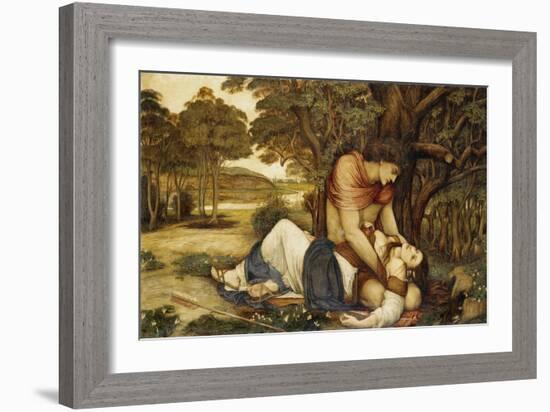 Procris and Cephalus-John Roddam Spencer Stanhope-Framed Giclee Print