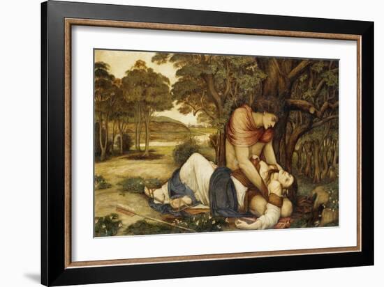 Procris and Cephalus-John Roddam Spencer Stanhope-Framed Giclee Print