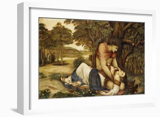 Procris and Cephalus-John Roddam Spencer Stanhope-Framed Giclee Print