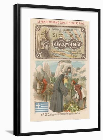 Procuring Supplies for a Monastery, Greece-null-Framed Giclee Print