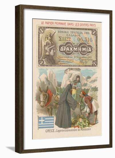Procuring Supplies for a Monastery, Greece-null-Framed Giclee Print