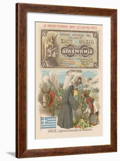 Procuring Supplies for a Monastery, Greece-null-Framed Giclee Print