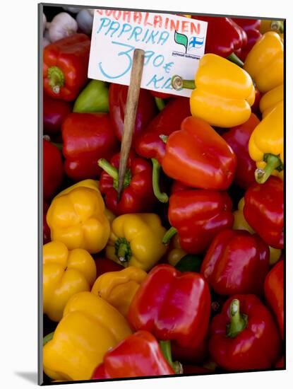 Produce at an Outdoor Market, Helsinki, Finland-Nancy & Steve Ross-Mounted Photographic Print