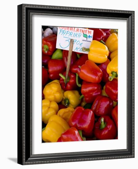 Produce at an Outdoor Market, Helsinki, Finland-Nancy & Steve Ross-Framed Photographic Print