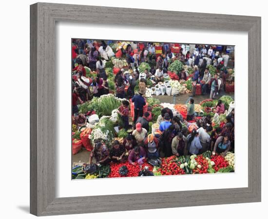 Produce Market, Chichicastenango, Guatemala, Central America-Wendy Connett-Framed Photographic Print