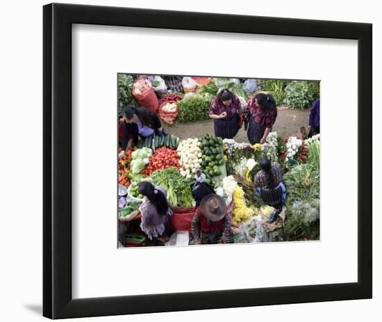 Produce Market, Chichicastenango, Guatemala, Central America-Wendy Connett-Framed Photographic Print