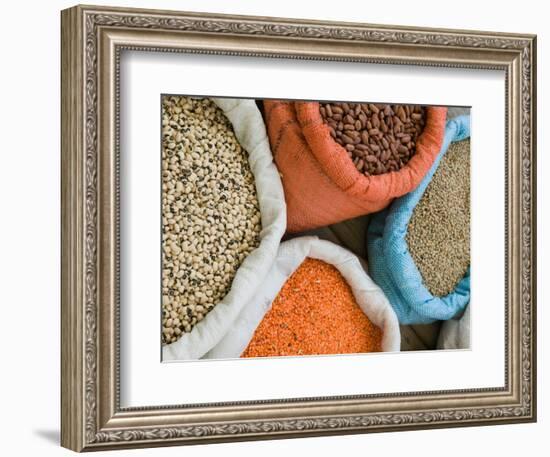 Produce Market, Ortygia Island, Syracuse, Sicily, Italy-Walter Bibikow-Framed Photographic Print