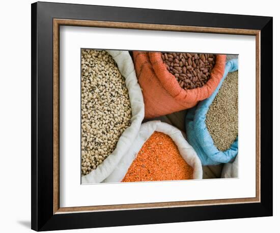 Produce Market, Ortygia Island, Syracuse, Sicily, Italy-Walter Bibikow-Framed Photographic Print