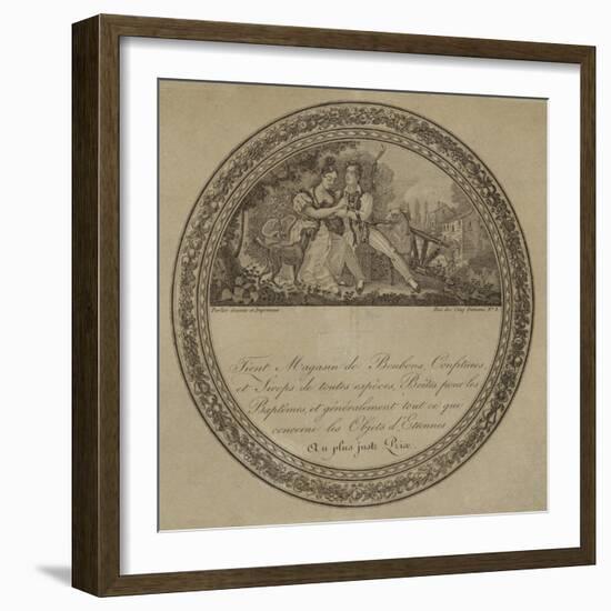 Product Label for a French Sweetshop-null-Framed Giclee Print