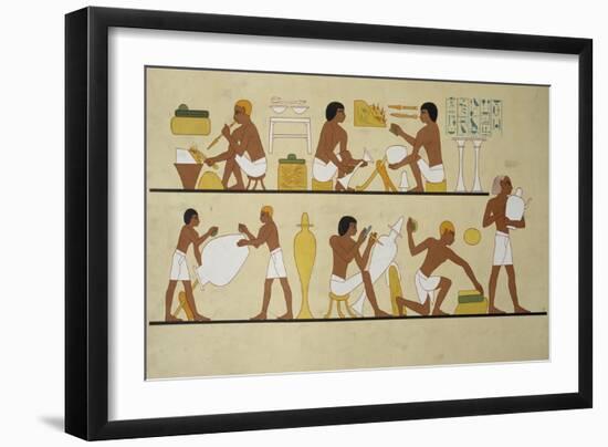 Production of Gold and of Silver Vessels-null-Framed Giclee Print
