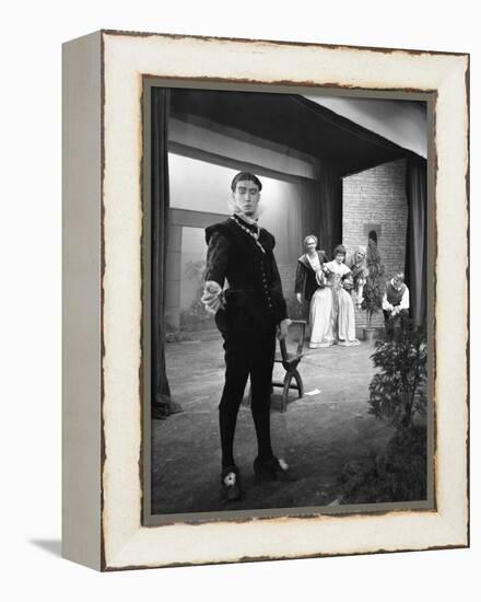 Production of Shakespeares Twelfth Night, Worksop College, Derbyshire, 1960-Michael Walters-Framed Premier Image Canvas