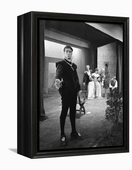 Production of Shakespeares Twelfth Night, Worksop College, Derbyshire, 1960-Michael Walters-Framed Premier Image Canvas