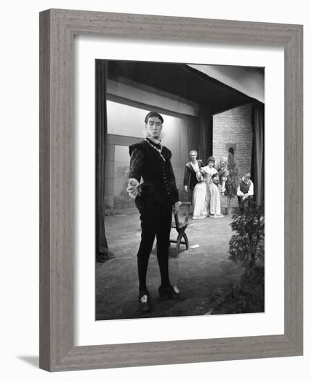 Production of Shakespeares Twelfth Night, Worksop College, Derbyshire, 1960-Michael Walters-Framed Photographic Print