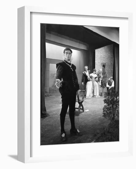 Production of Shakespeares Twelfth Night, Worksop College, Derbyshire, 1960-Michael Walters-Framed Photographic Print